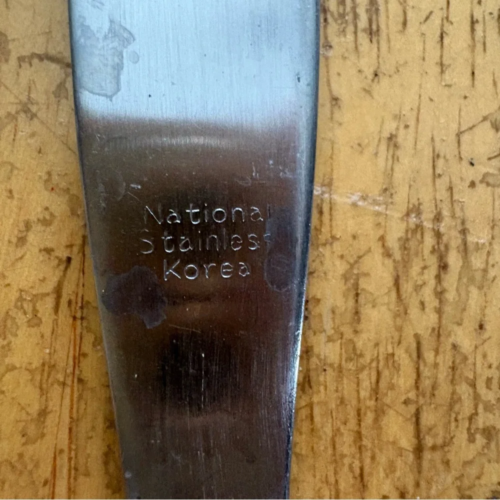 National COSTELLANO Pattern Stainless‎ Flatware Korea Dinner Knife 8.75”